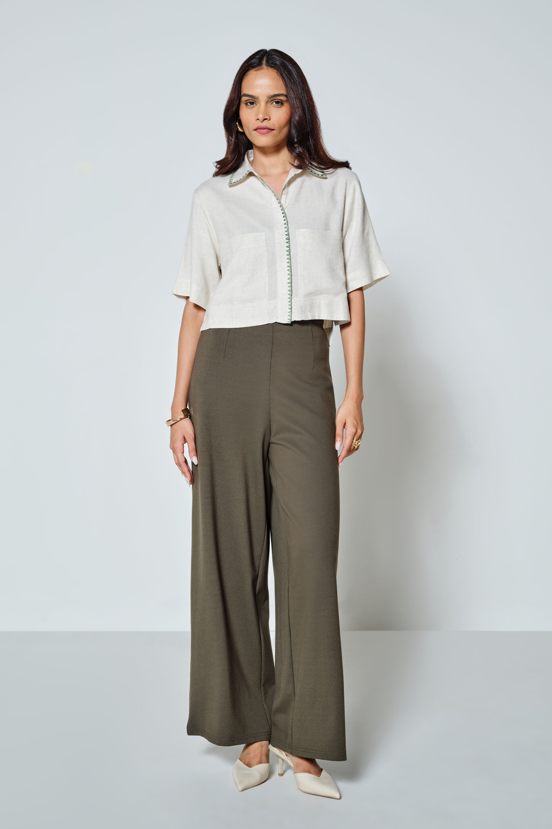 Crisp Day Shirt, Natural, image 2